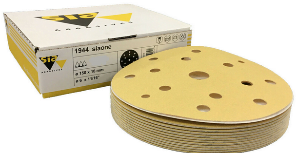Sia Abrasives 1944 – SIAONE 150mm 15hole Disc Range