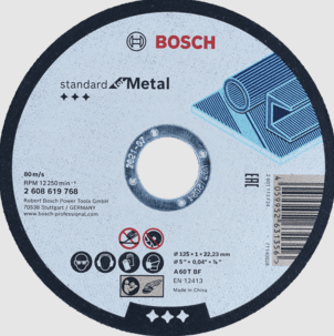Bosch Power Tools – 115mm x 1mm Cutting Discs