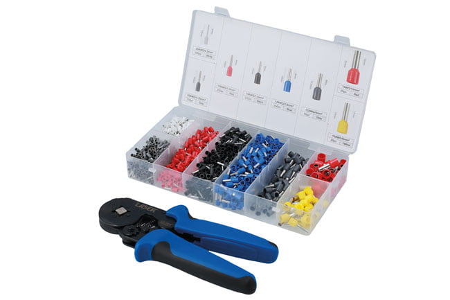 Laser Tools  – Wire Ferrule Crimp Connectors & Plier Set
