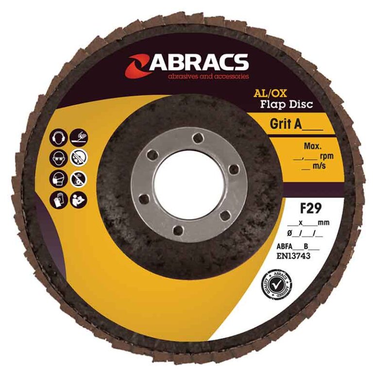 ABRACS – 115mm Aluminium Oxide Flap Discs