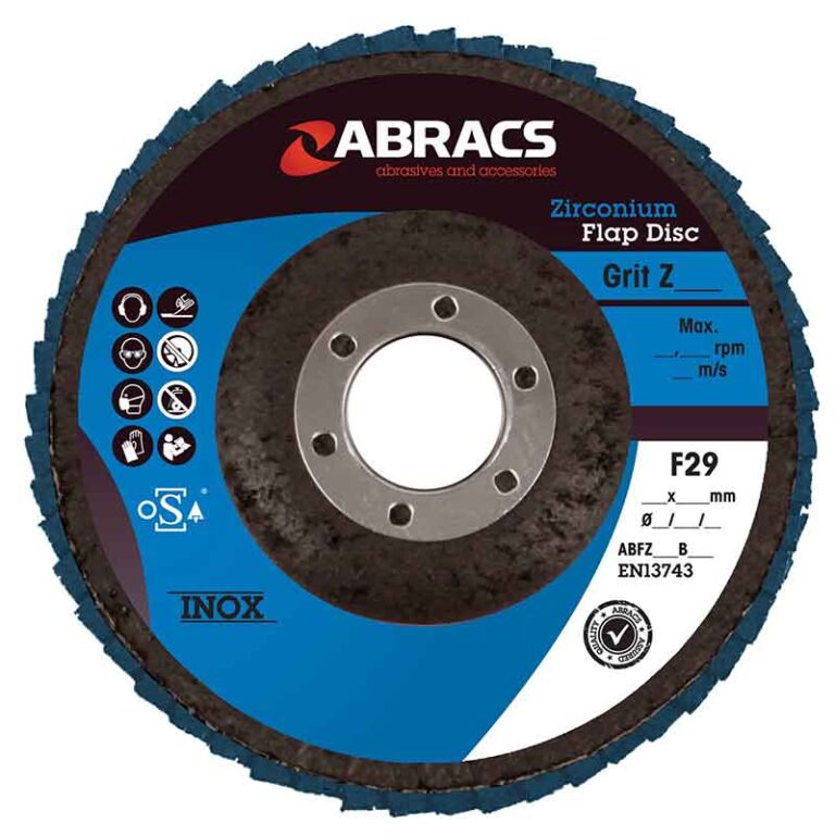 ABRACS – 115mm Premium Zirconium Flap Discs
