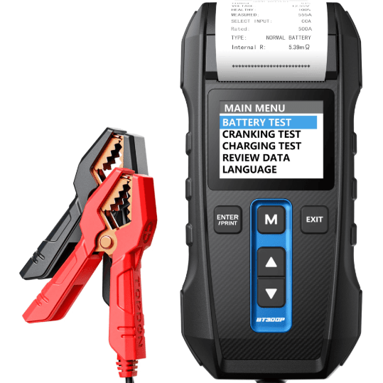 TOPDON – BT300P Battery Tester with Printer