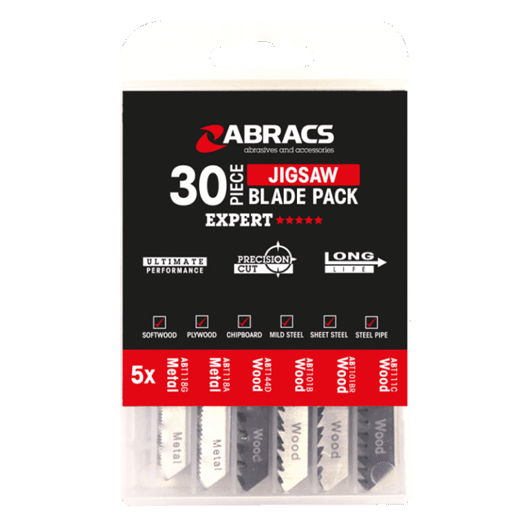ABRACS – CLEARANCE DEAL 30pc Jigsaw Blade Assortment