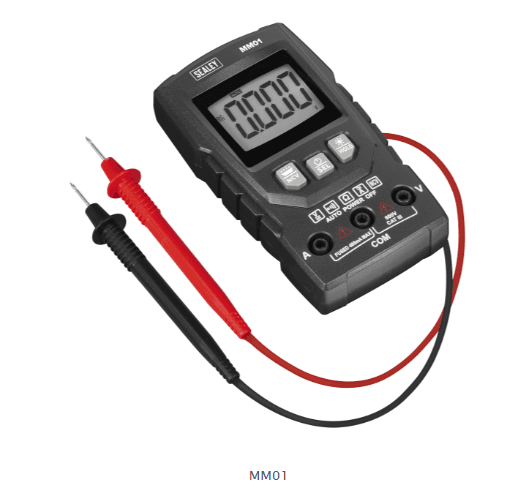 Sealey – MM01 Auto Ranging 6 Function Multimeter